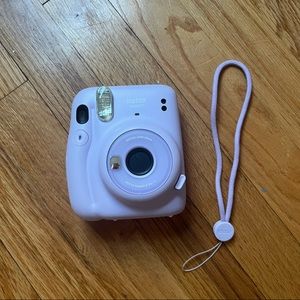 Light purple Instax mini 11 Polaroid camera